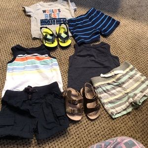 0-3 mos shorts & tanks